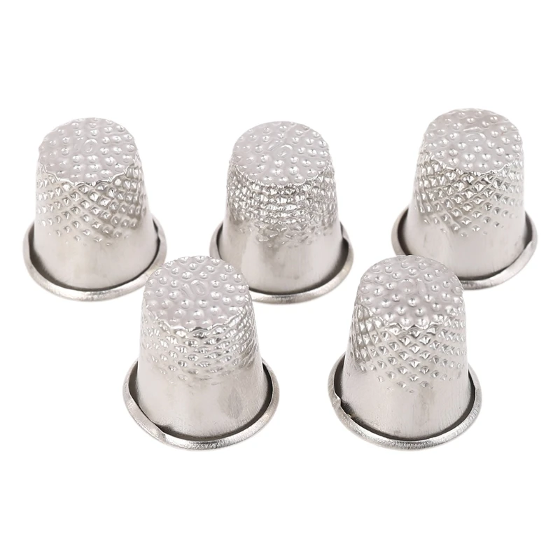 

22pcs/set Finger Thimbles Metal Shield Protector Pin Needles Ring Hand Sewing E8BD