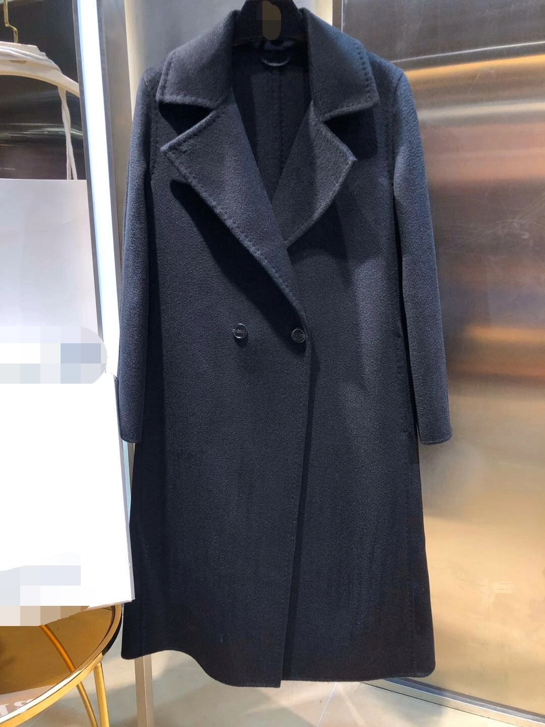 autumn and winter new ladies high quality hundred percent wool coat jacket 1016 - Цвет: Королевский синий