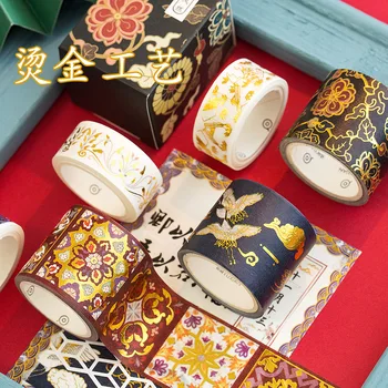 

2pcs Washi Tapes DIY Flower fly Paper Masking tape Decorative Adhesive Tapes Scrapbooking Stickers Size 15 mm*7m