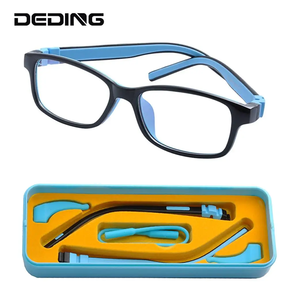 Kids Eyeglasses Frame eyeglasses frames eyeglass frames 10-13 Years For Children 49mm-15mm 14G TR90&Silicon Frame/Temple Screwless