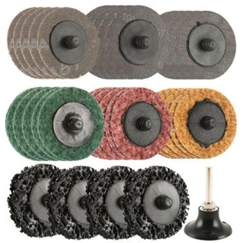

35pcs/set Sanding Grinding Disc Quick Change Pad For Air Grinder Rotary Tool