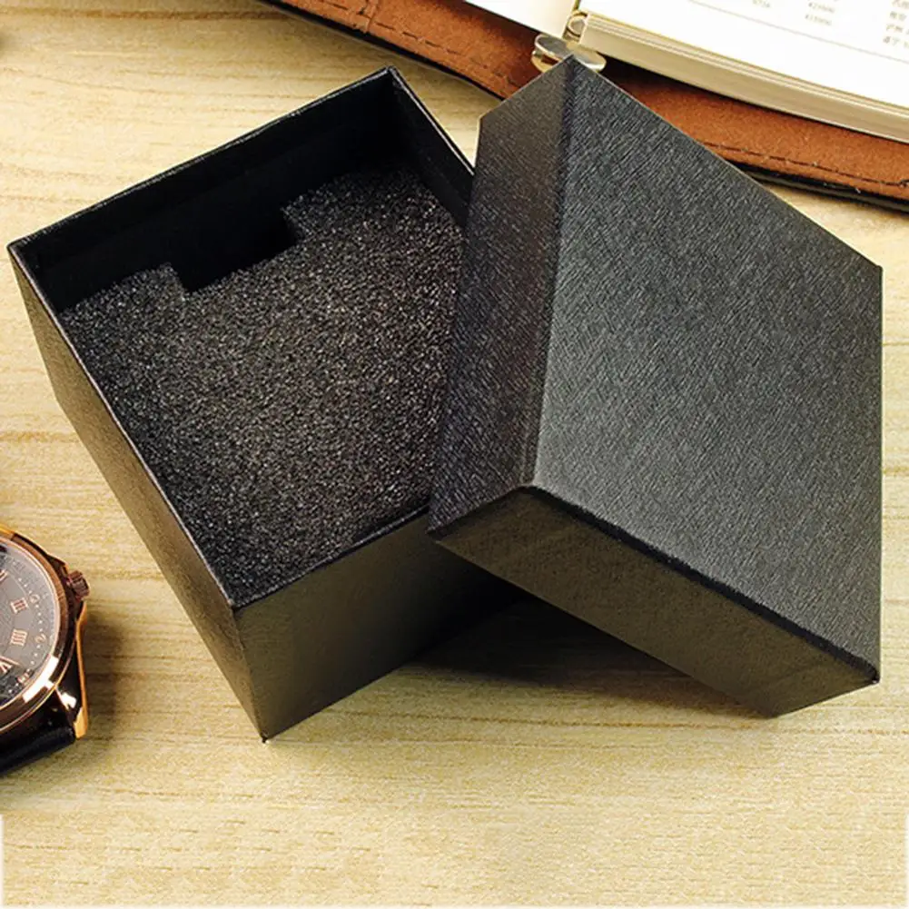 New Square Dustproof Watch Display Box Jewelry Bracelet Gift Storage Case Container with Lid Men Women Wrist Watch Holder