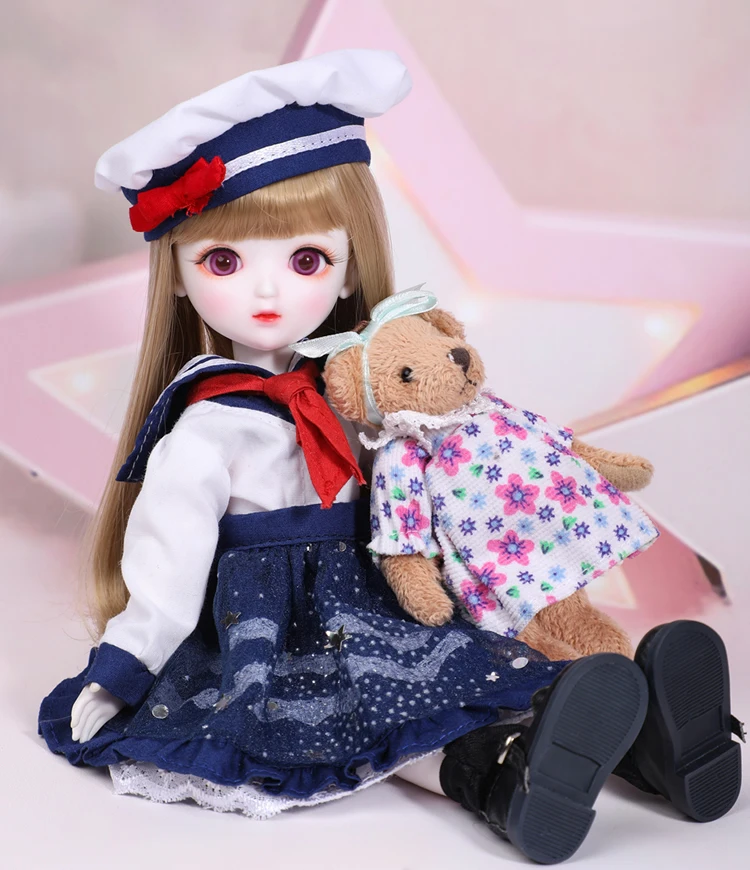 1/6 масштаб Обнаженная BJD Кукла Милый ребенок девочка BJD/SD смола фигурка кукла модель игрушка подарок. В комплект не входит одежда, обувь, парик A0148MURIEL YOSD