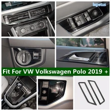 Car Dashboard Outlet ABS Decorative Frame Trims For Volkswagen VW POLO 2011-2018 