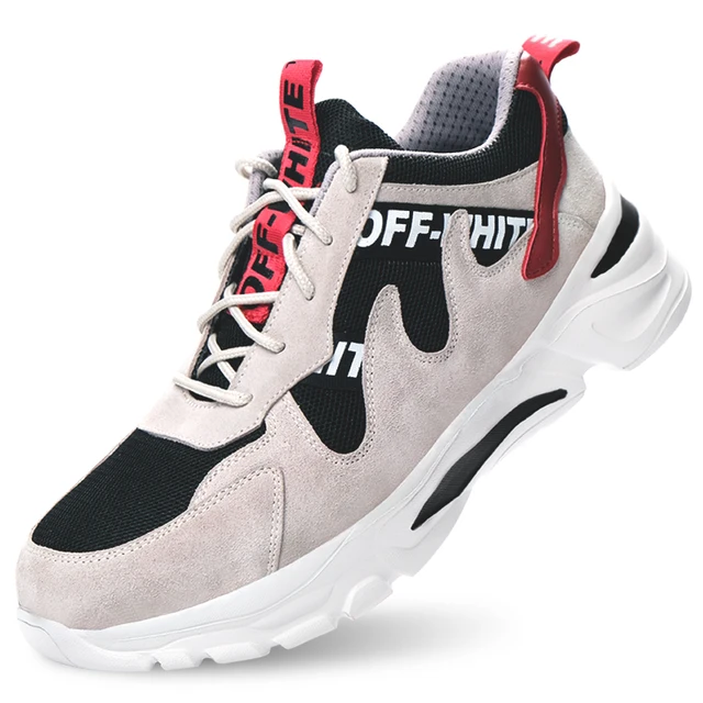 Fashion Safety Shoes Woman Work Boots Puncture-Proof Work Sneakers Woman Safety Boots Steel Toe Shoes Work Shoes Female Footwear Safety Work Shoes