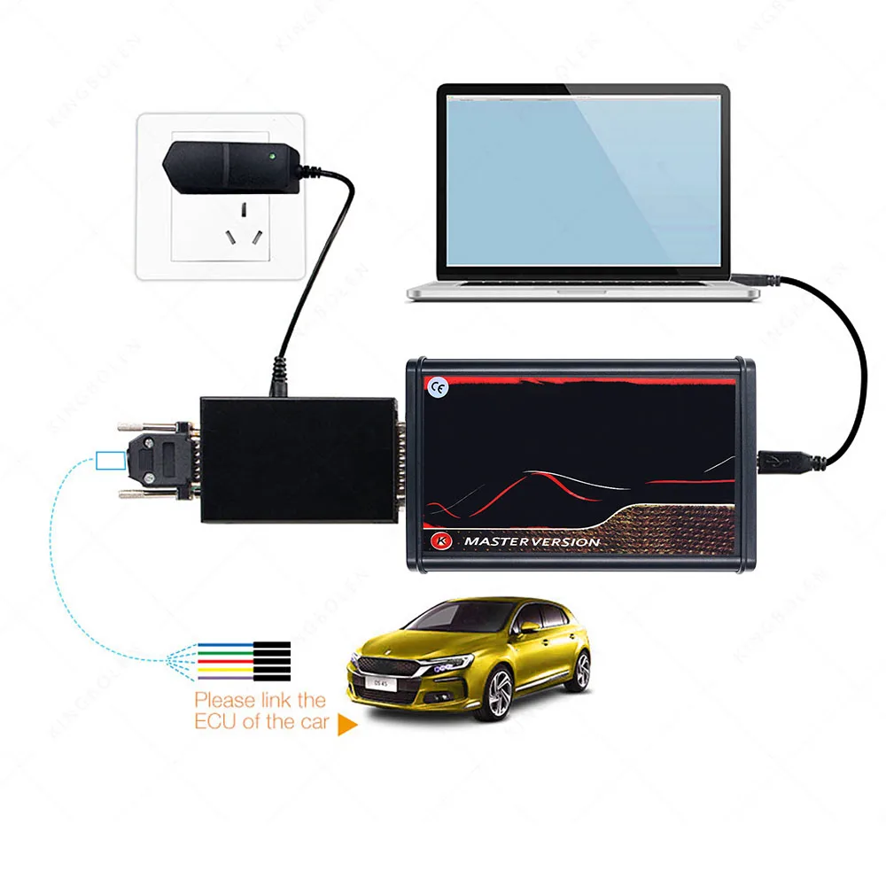 Kess v5 Kit - Outil de Diagnostic de Voiture, Programmateur d'ECU, OBD2, KESS 2.80 - KTAG 5.017 - KTAG 2.25