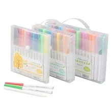 12/24/36 воды Цвет тонкий маркер для белой доски комплект мелкий рисунок Краски Лайнер Маркер для детей смываемая Краска Art ручки школы F081