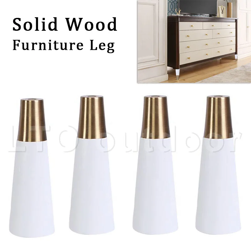 

Сменные ножки для дивана, шкафа, мебели, с медным рукавом, для дивана, кофейного столика, деревянные ножки для мебели