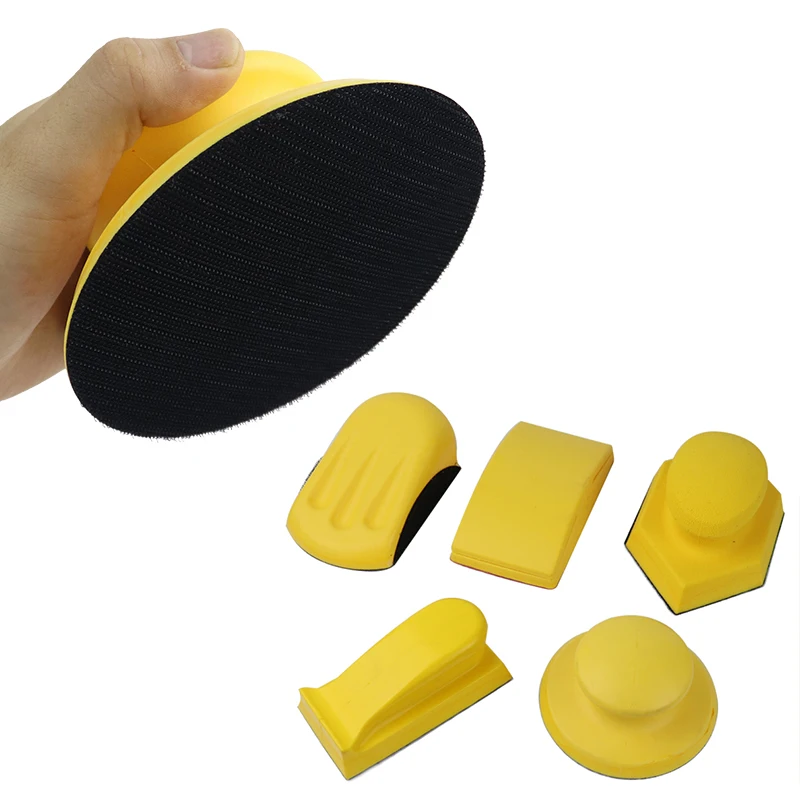 

Hand Sanding Pad Block Polish Tools Sanding Disc PUR Abrasive Belt Abrasive Woodworking Manual Polishing Pad