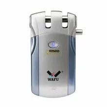 Wafu WF-019 Электрический дверной замок беспроводное управление с пультом дистанционного управления открытый и закрытый Умный Замок домашняя охранная дверь Встроенная сигнализация