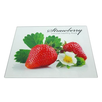

Customized Tempered Glass Chopping Block Cheese Boards Fruit Anti-Microbial Cutting Board Kitchen Vegetable Plate