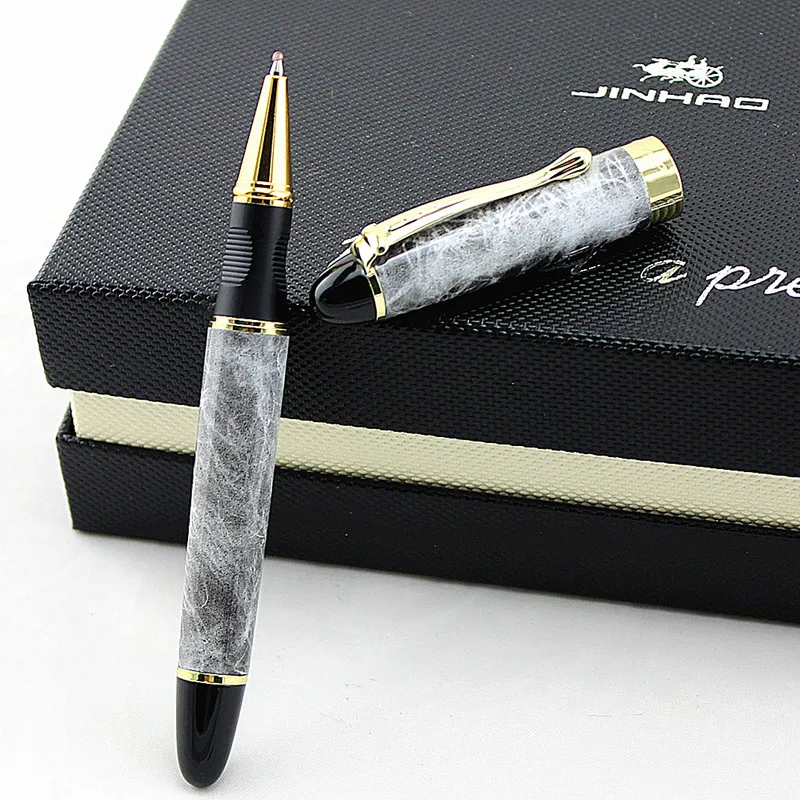 JINHAO X450 металлическая шариковая ручка, роскошная Шариковая ручка для бизнес-подарков, канцелярские принадлежности для офиса, школы, материал, канцелярские принадлежности