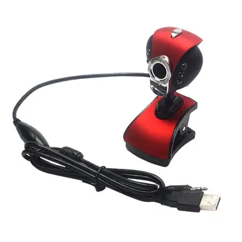 

Computer Cameras USB 2.0 Free Drive Night Vision PC Camera HD Webcam Web Cam With Mic For PC Laptop Camera
