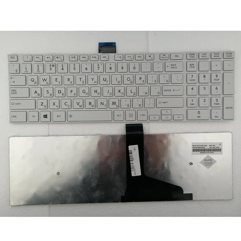Teclado para Computador e Laptop Toshiba Satellite Drive Embutido Teclado de substituição - Imagem 3