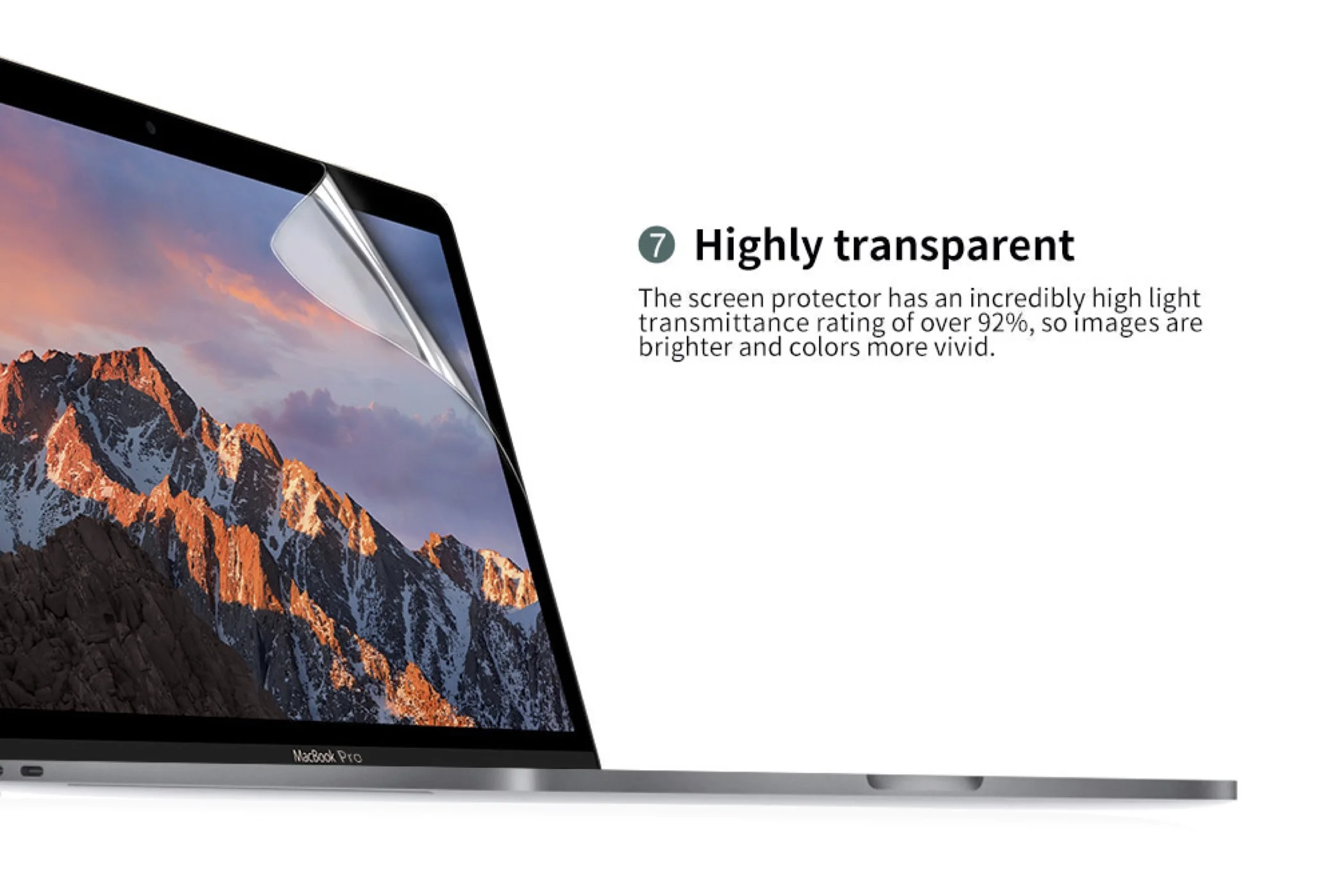 JCPAL MacGuard полный набор защитной пленки для MacBook Pro 1" TouchBar 5в1 идеально подходит