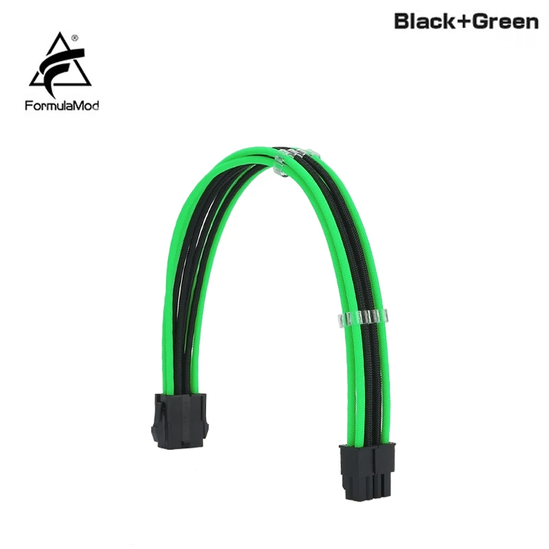 thumbnail image 1 of FormulaMod Fm-NC8P CPU 8Pin(4+4) Power Extension Cable For Motherboard 8 Pin 18AWG Combination Color Cables With Cable Comb, 1 of 5