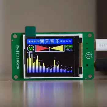 

New Music spectrum 1.8 inch TFT color screen module VU Audio visual effect display module 160*128RGB T0383
