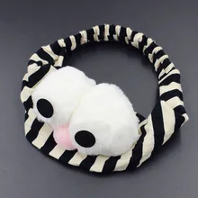 Crazy Rabbit с большими глазами, большими ушами, повязка для волос, для макияжа, промытая маска, Йога, спортивная лента для волос, резинки для волос