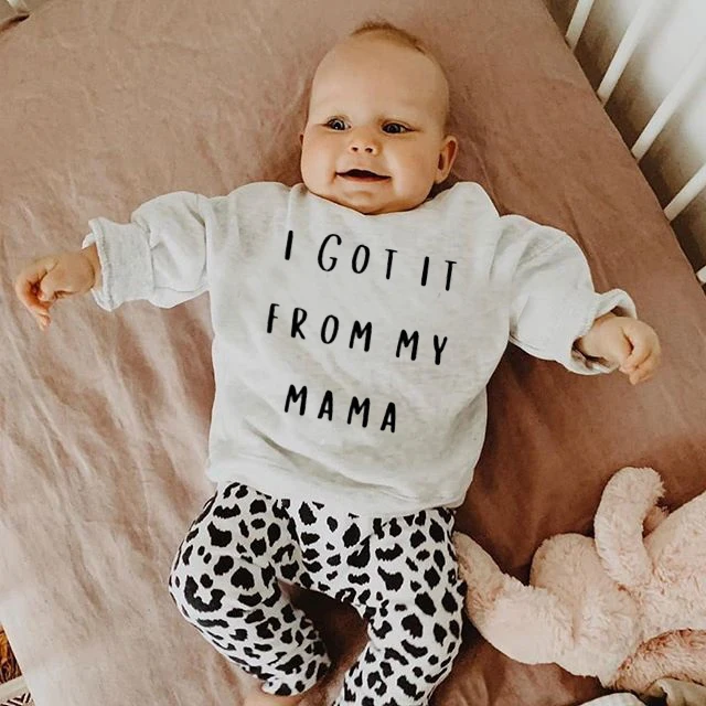 

Infant Baby Girls Fall Winter 3 Pcs Clothes Sets Letter Printed Sweatshirt + Long Pant + Headband Fashion Newborn Outfits