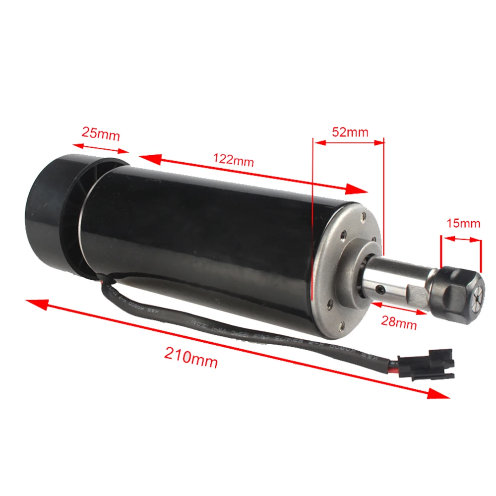 500W-Air-Cooled-Spindle-ER11-Chuck-CNC-0-5KW-Spindle-Motor-52mm-clamps-Power-Supply-speed (2)