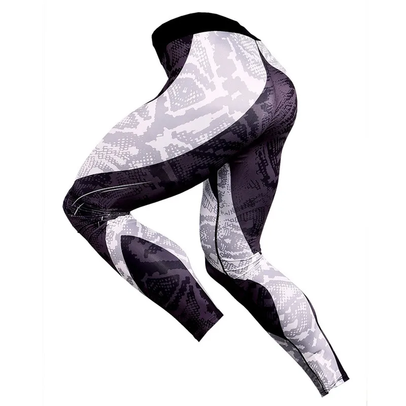 Мужская компрессионная Беговая Спортивная одежда для бега длинная футболка/Леггинсы для спортзала фитнес эластичные спортивные штаны спортивный костюм Одежда 2 шт./компл