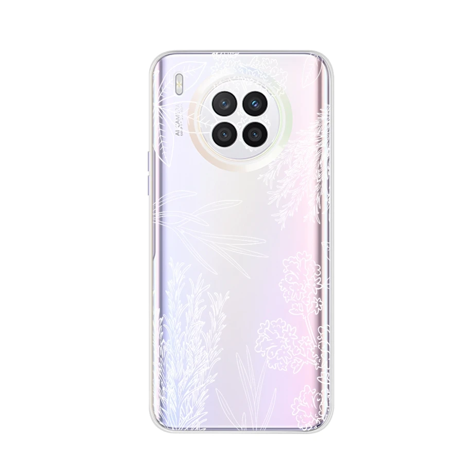 WEIOU Cover per Huawei Nova 8i / Honor 50 Lite Case, Custodia in Morbida Silicone TPU Bordo Dorato Della Placcatura Anti-Graffio Antiurto Protettiva Shell Bumper - Nero