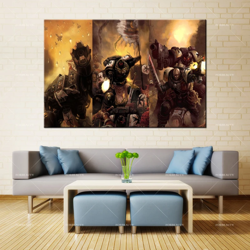 ForBeauty Картина на холсте стены Искусство warhammer_soldiers_flag настенный Рисунок брызгами водостойкие чернила домашний декор