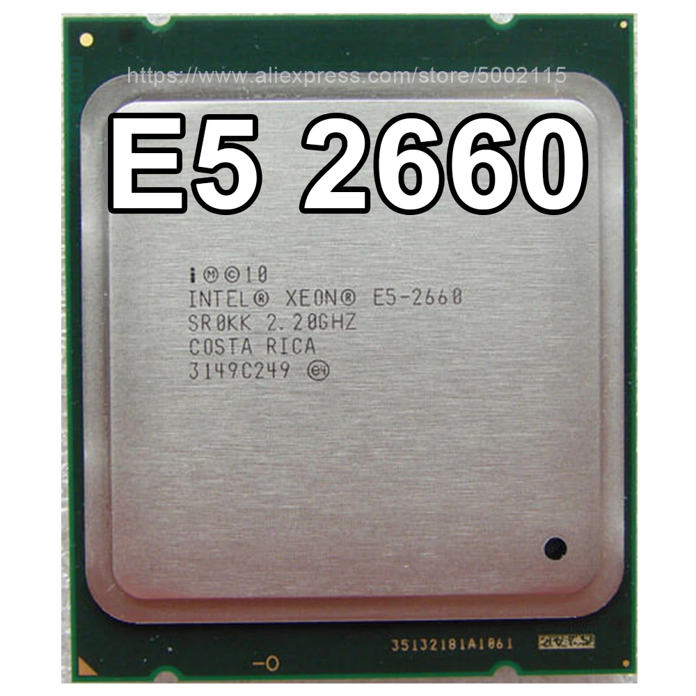 

INTEL XEON E5 2660 SR0KK CPU 8 CORE 2.20GHz 20M 8GT/s 95W PROCESSOR E5-2660