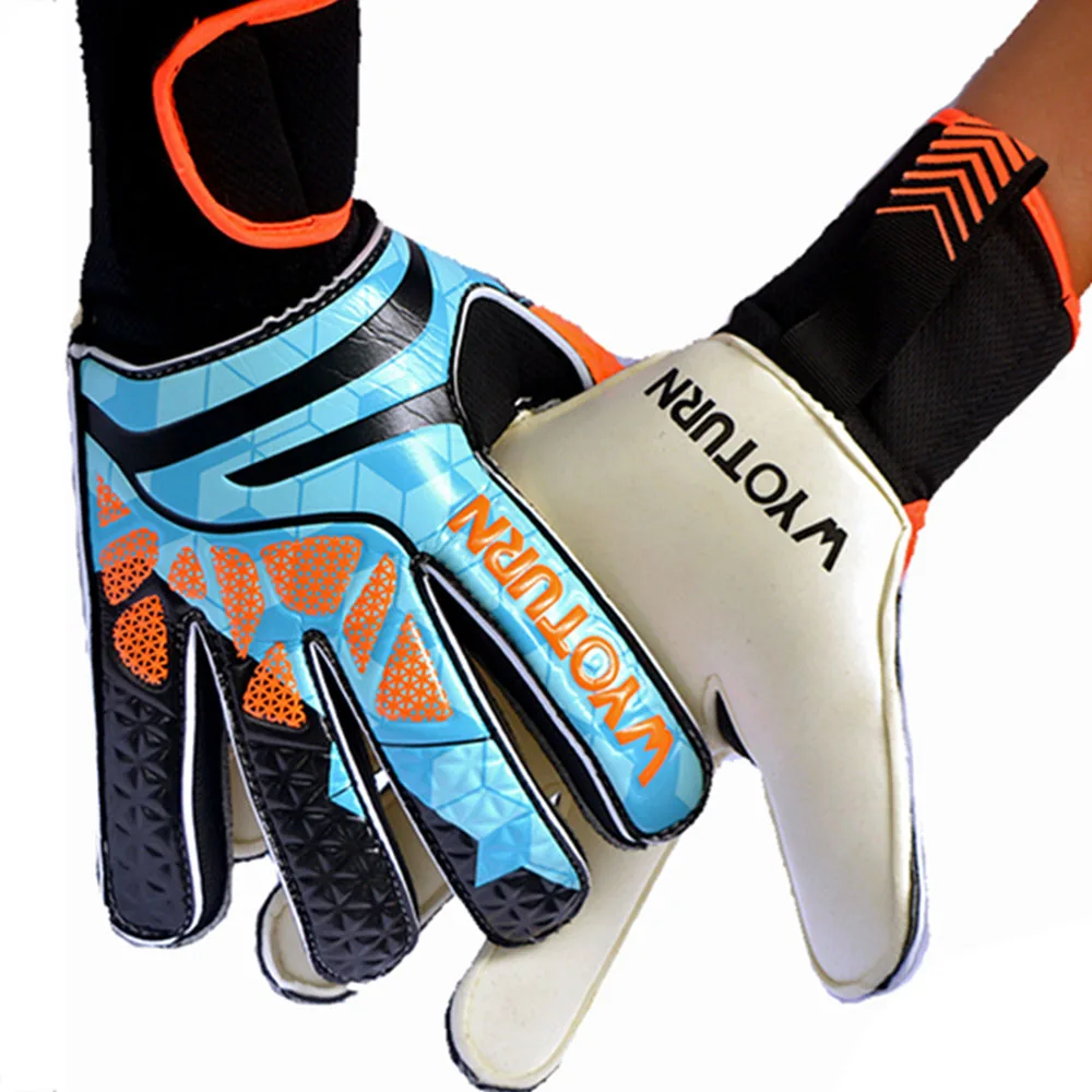 Футбольные латексные перчатки для взрослых, вратарские перчатки для футбола 2019gg/Вратарские перчатки для взрослых, футбольные перчатки - Цвет: White Latex