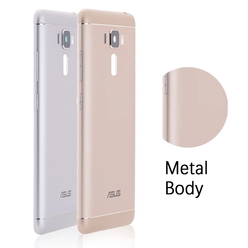 Задний корпус для ASUS Zenfone 3 Laser ZC551KL задняя крышка батарейного отсека с объективом камеры ZC551KL запасные части
