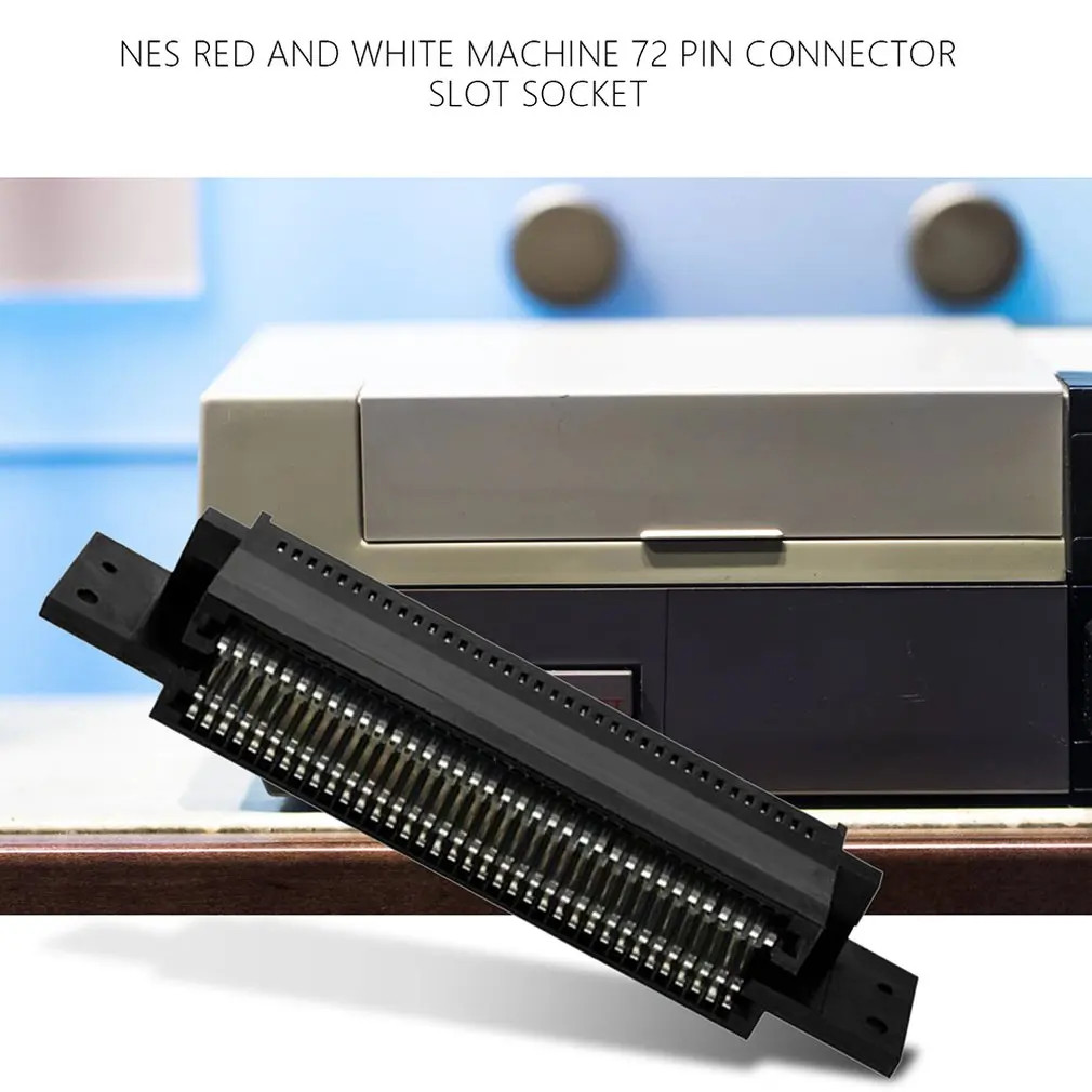 72 контактный разъем адаптер для nintendo игровая консоль Nes запасная часть 72 контактный разъем для Nes разъем контактный слот