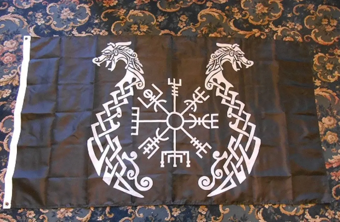 3ft x 5ft 3 x5ft VIKING вегвизир и поставляется с принтов в виде флажков баннер, флаг из полиэстера Размеры 150x90 см