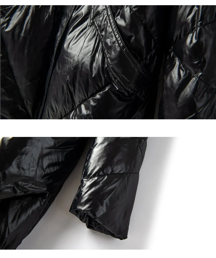 Shuchan 90% White Goose Down Autumn Winter Coats and Jackets Women Jacket Long Womens Down Coats with Real Fox Fur Orange