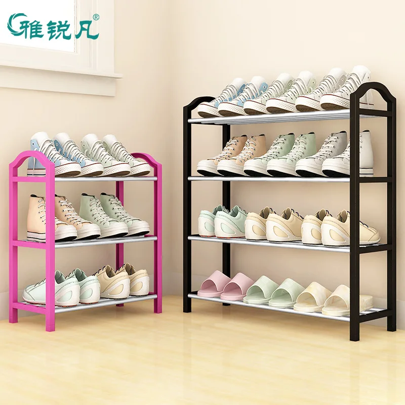 

Ya rea fan Simplicity Combination Shoe Rack Three Layer Four Layer Five-Tier Storage Shoe Rack Doorway Organizing Open-Steel Flo