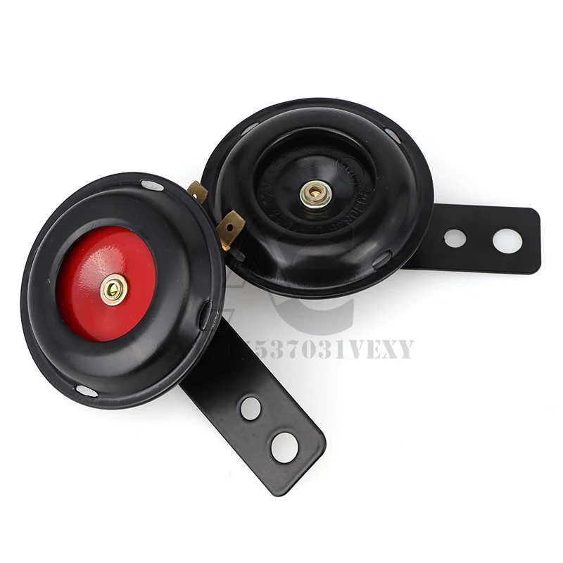 Motorcycle electric horn 12V 24V 36V 48V 60V 1.5A 105db waterproof round horn speaker For scooter moped electric bicycle motorcycle electric horn,scooter horn,bicycle electronic horn