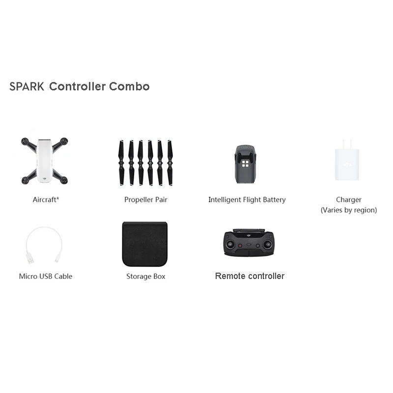 dji spark with remote control combo