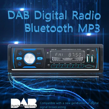 

1 Din Car Radio Stereo DAB+ Autoradio 1din Bluetooth Handsfree Multimedia Player Auto Coche Radio Audio MP3 FM AM RDS USB AUX