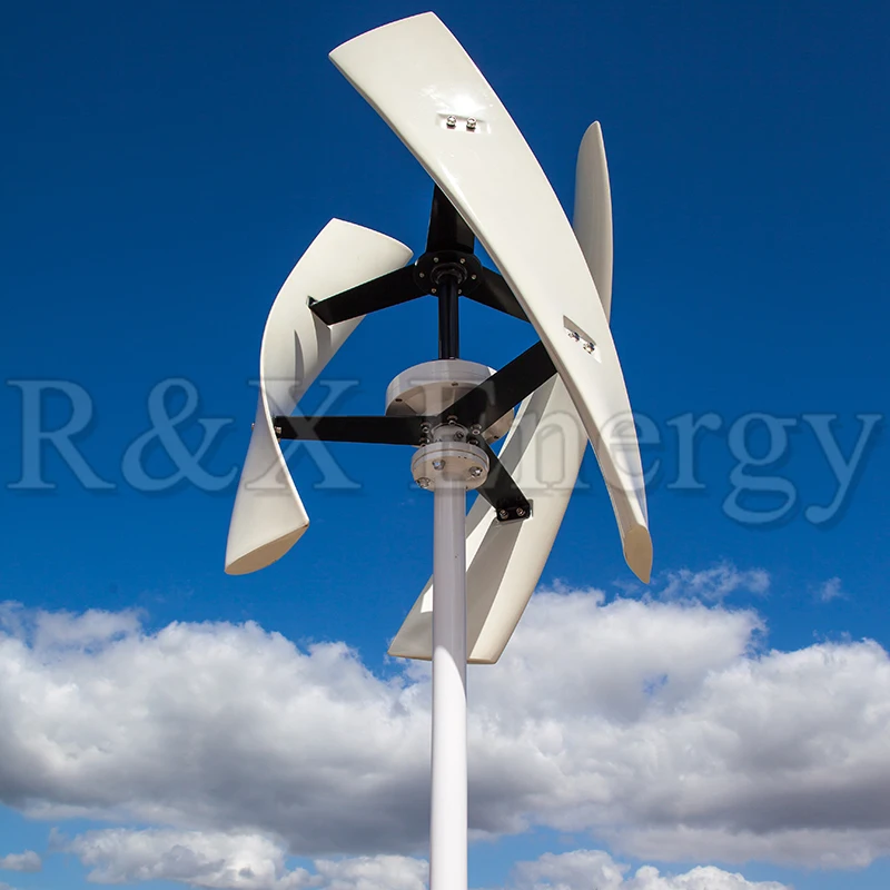 R& X 400 Вт ветровая турбина Мощность генератор 3-лезвия свободной энергии CE Maglev ветряные мельницы с вертикальной осью домашний фонарь цены по прейскуранту завода-изготовителя