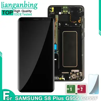 

Super AMOLED LCD S8 Plus G955 G955F G955A G955T Display 100% Tested Working Touch Screen Frame Assembly For Samsung Galaxy lcd