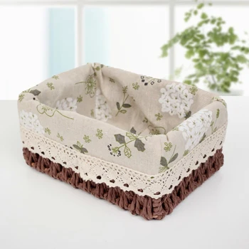 

Wicker storage basket 19 × 13.3 × 8 cm "Glade", small, brown
