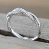 1661-1bab23.jpg Twist Rings for Women Silver Color Band White