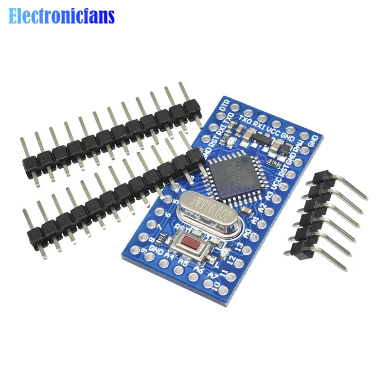 1 шт. Pro Mini Atmega168 мини ATMEGA168 Кристалл осциллятор плата модуль 16 м 5 В для Arduino Nano Заменить Atmega328 Лидер продаж
