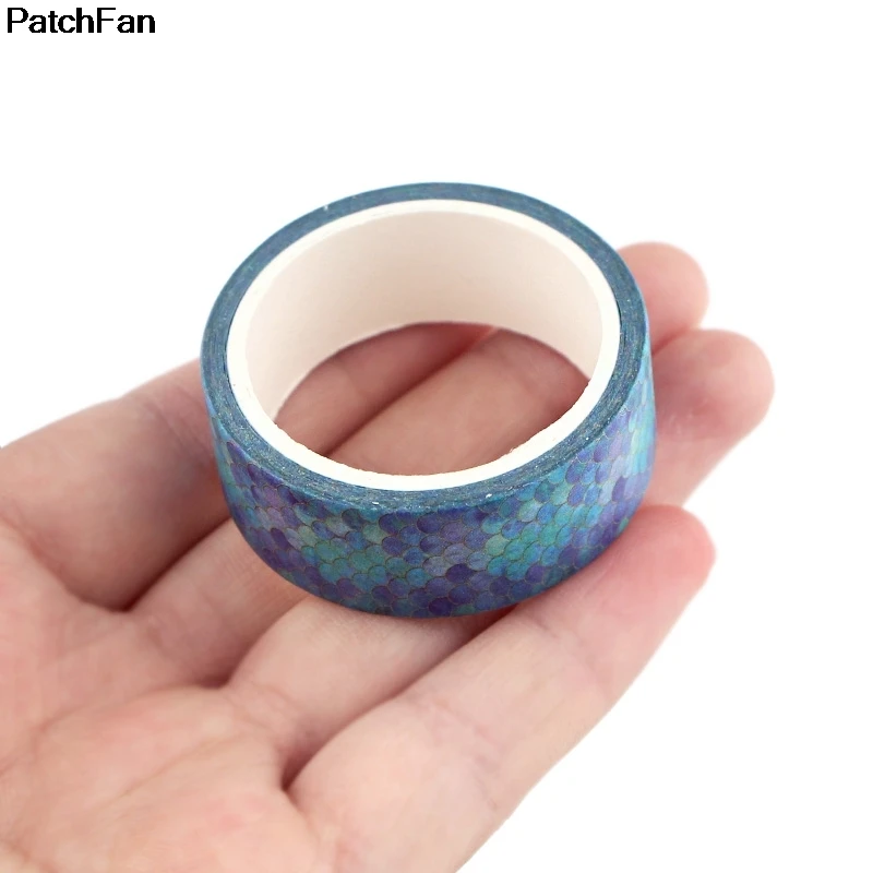 20 шт./лот Patchfan Красочные капли воды DIY Скрапбукинг дети Васи бумага маскирующая Лента Печатный узор стикер Пастер A2389