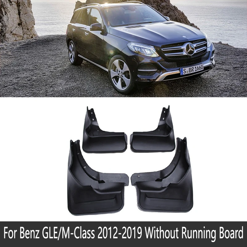 Брызговик для Mercedes Benz GLE M Class W164 W166 W167 V167 2006~ брызговик откидная крышка аксессуары 2010 - Название цвета: 2012-2019 W166