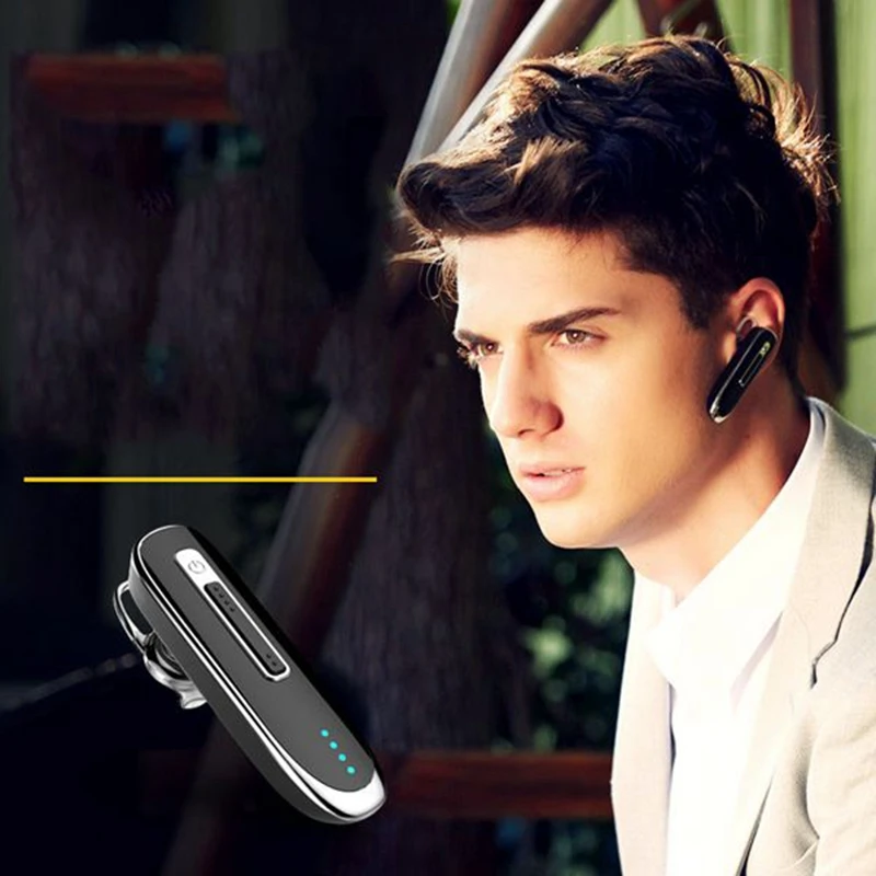 Necklace Bluetooth Earphone Wireless Headset Handsfree Earhook Sports Headphone with Microphone Stereo Neckband Earclips