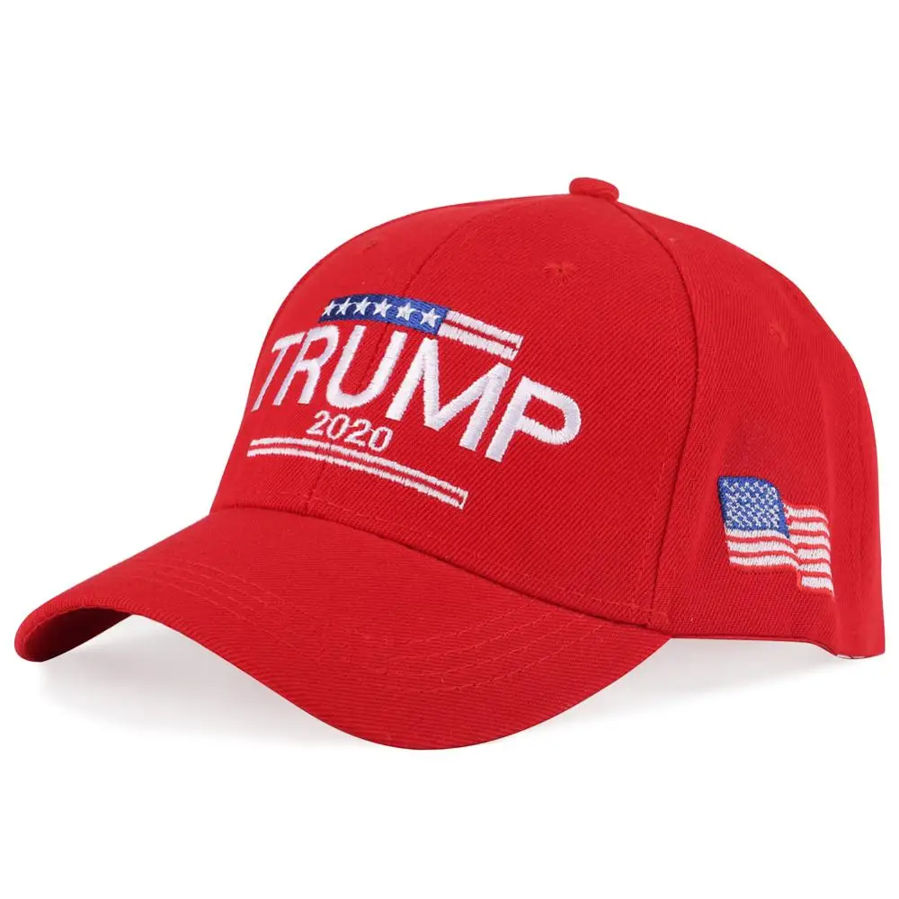 

Donald Trump 2020 Cap Mesh Baseball Caps Red Embroidery America Flag Female Male Cotton Snapback President Hat gorra mujer