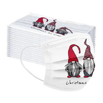 

10/30/50/80pc Children Disposable Masks Christmas Three-layer Disposable Protective Cartoon Printing Mask Mascarillas Mascarilla