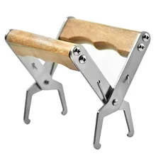 Нержавеющая сталь рамка в виде пчелиного улья держатель подъемник ручка с деревянной ручкой для пчеловодов пчеловодства оборудование захвата рукоятка инструменты