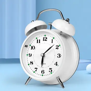

Vintage Silent Table Alarm Clock Snooze Black Travel Student Modern Silent Alarm Clock Retro Wekker Home Decoration JJ60NZ