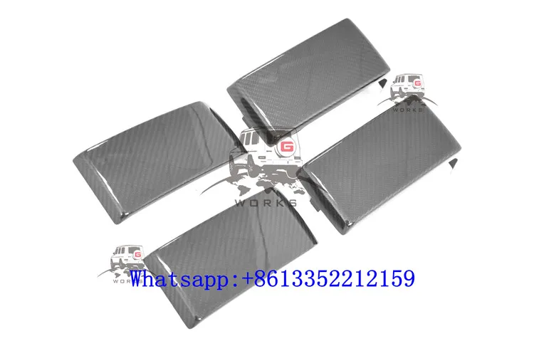 G class w464 G63 G500 eurocar style front bumper rear bumper cover for G wagon w463A G500 G63 dry carbon fiber bumper cover (4)